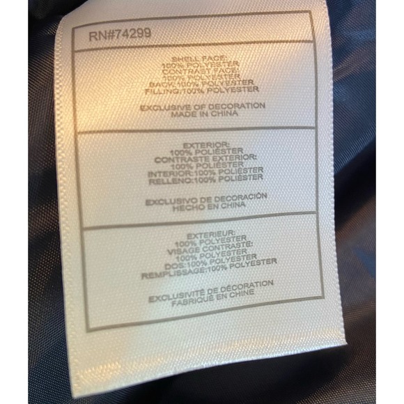 Reebok Quilted Knit Blue Jacket * Cozy Comfort in Women’s Size Medium wom801 - Picture 8 of 10